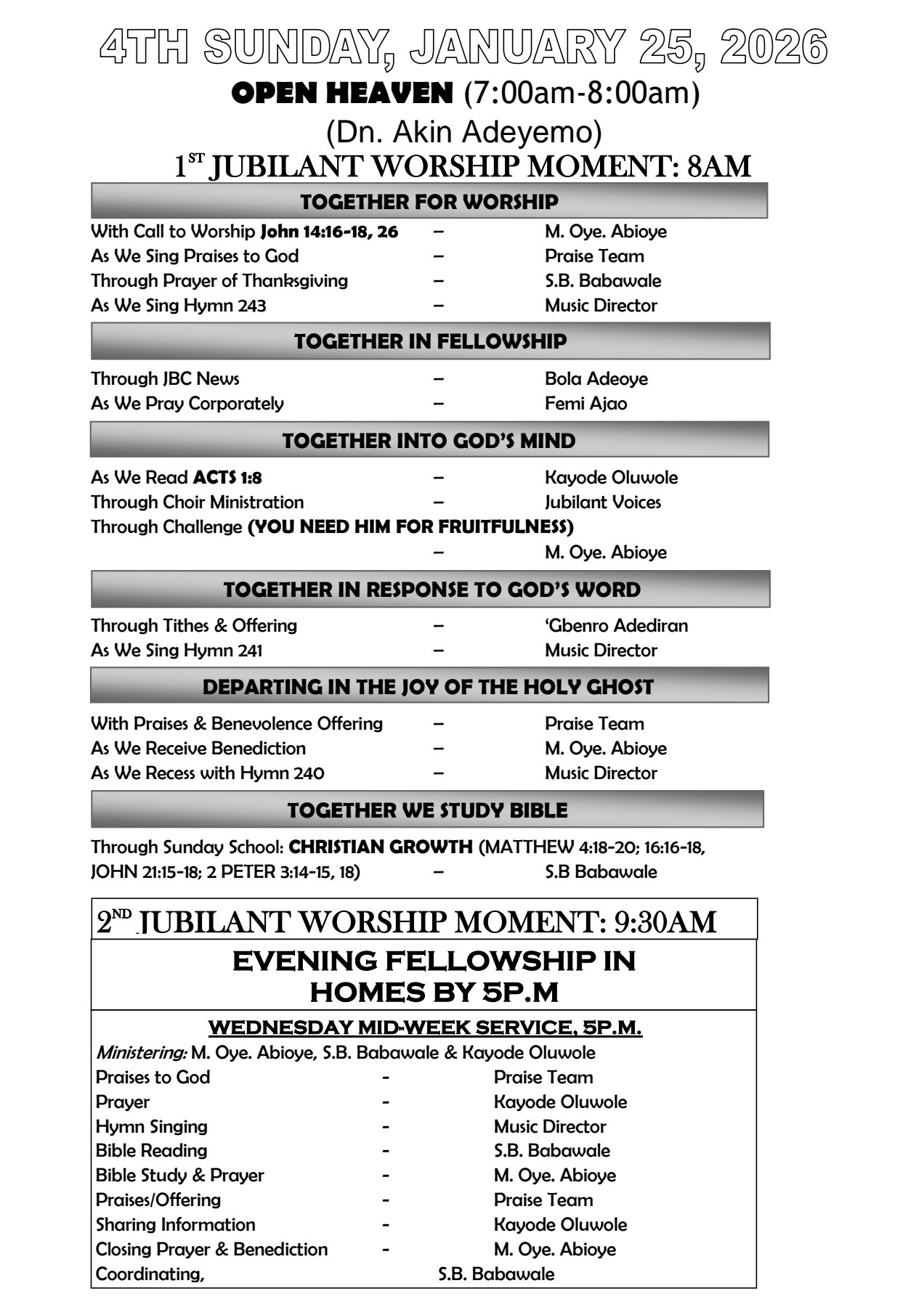 Bulletin page 1