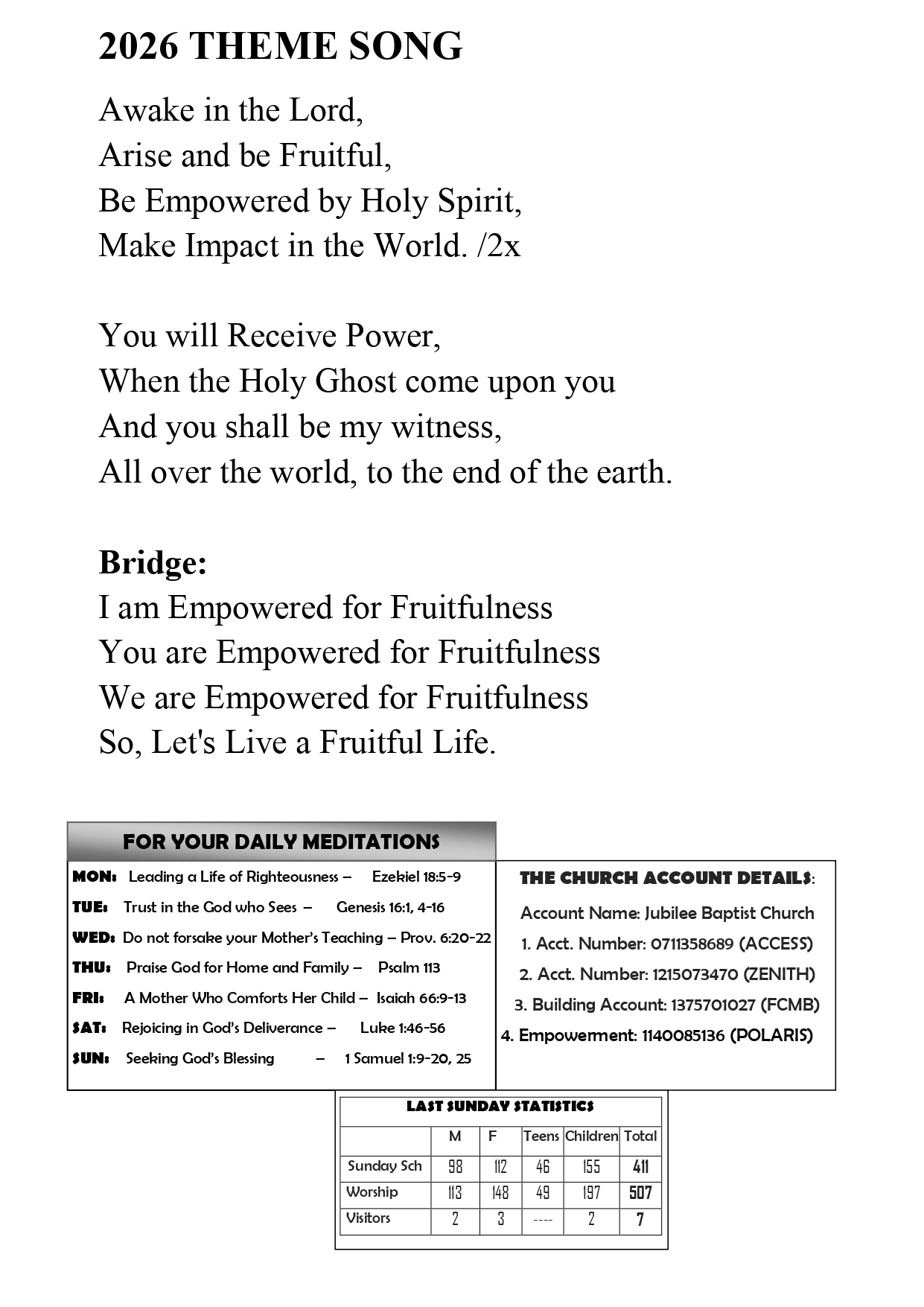 Bulletin page 3