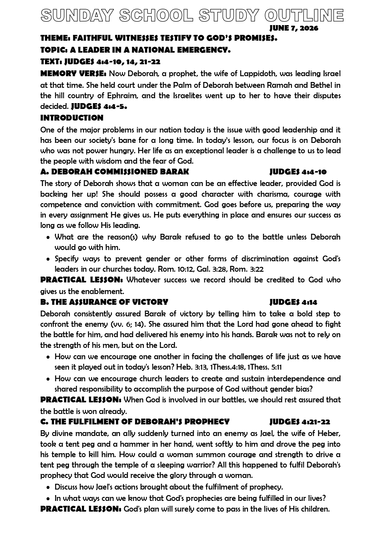 Bulletin page 4