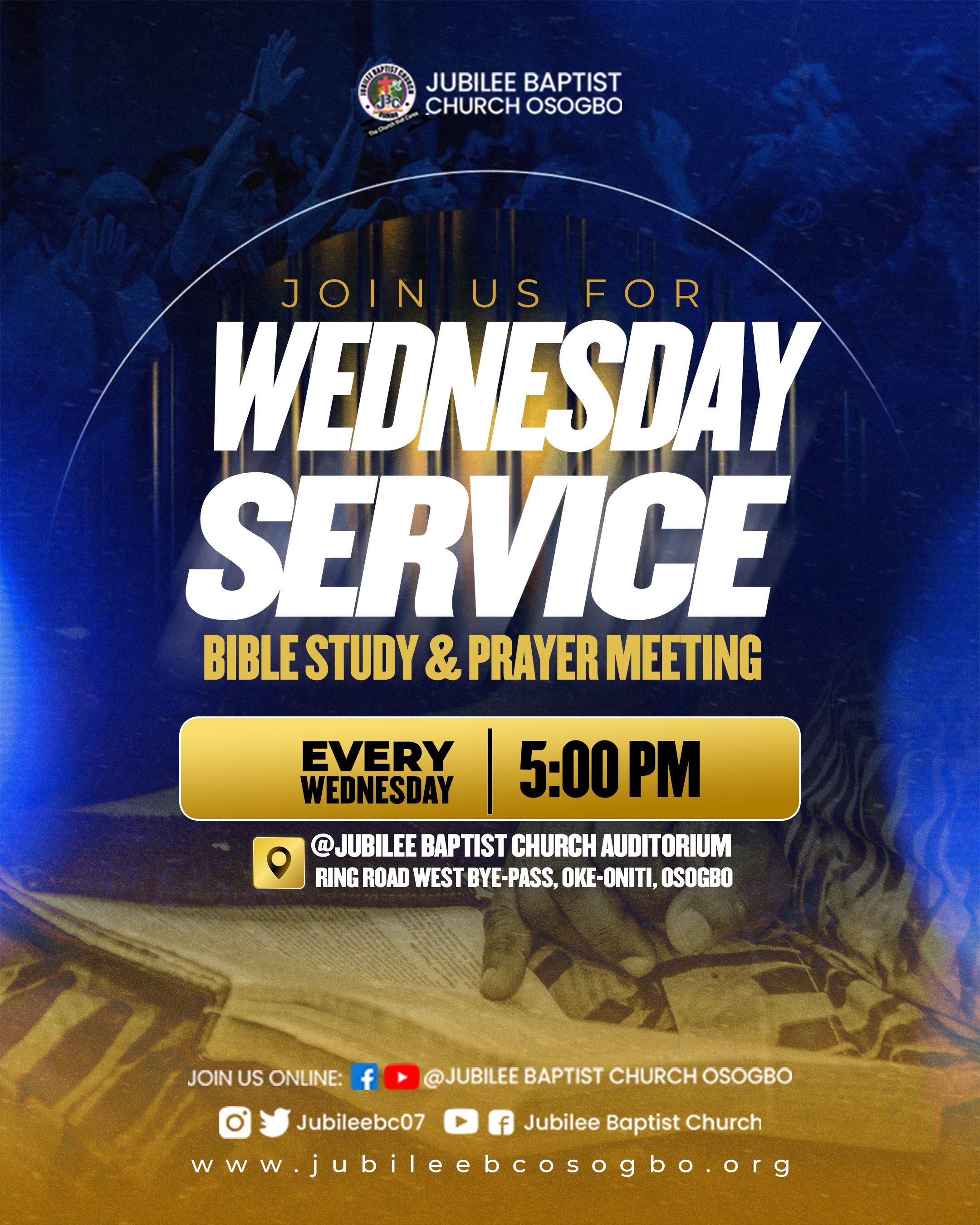 Bible Study and Prayer Meeting